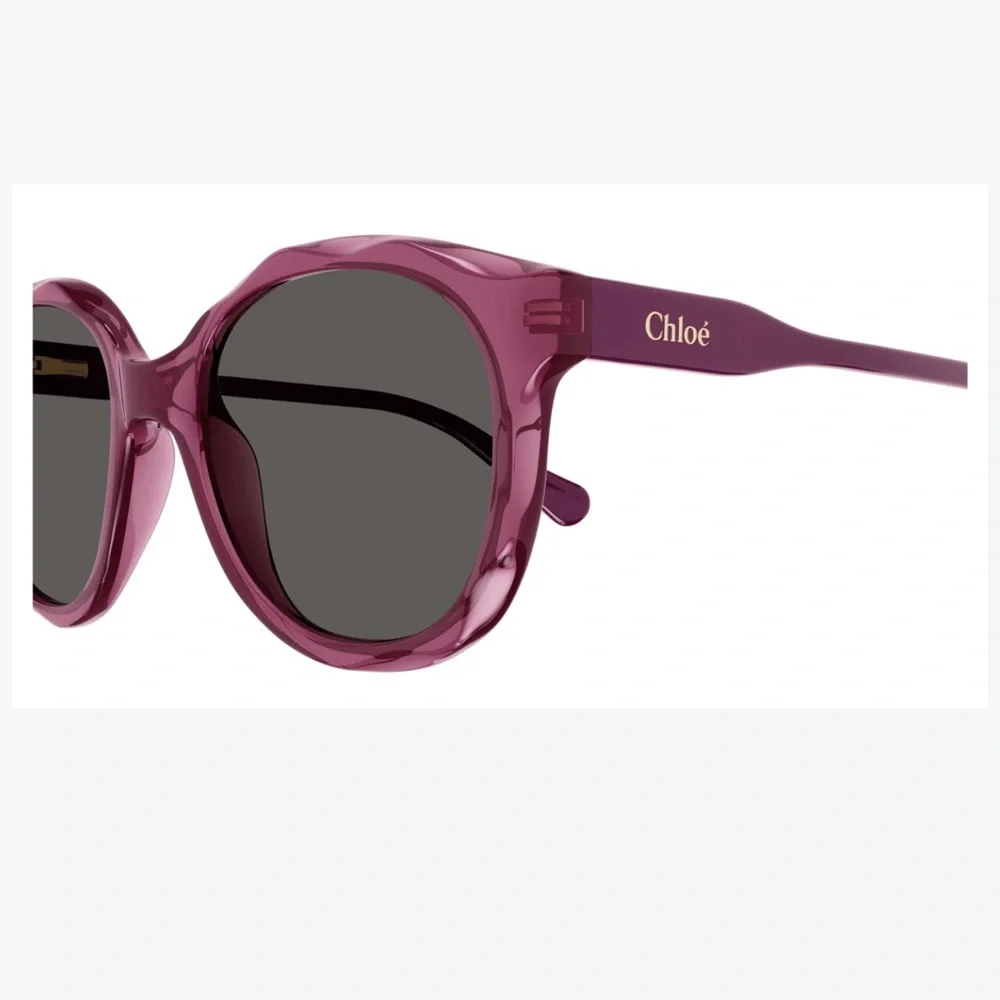 Stylish Purple Round Sunglasses